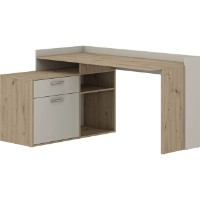 Masa de birou Yasen Mario Artisan Oak/Cashmere
