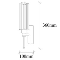Candelabru de perete Opviq Fellini MR-876 imaginea #5 — magazin online Desire.md