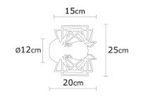 Candelabru de perete Opviq Nemrut N-953 imaginea #4 — magazin online Desire.md