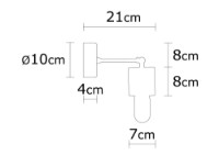 Candelabru de perete Opviq Xanthos N-865 imaginea #8 — magazin online Desire.md