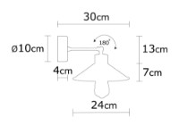 Candelabru de perete Opviq Manavgat N-627 imaginea #4 — magazin online Desire.md