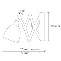 Candelabru de perete Opviq Sivani MR-725 imaginea #6 — magazin online Desire.md