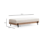 Bancheta Atelier Del Sofa Eti Oak White imaginea #4 — magazin online Desire.md