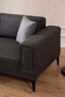 Canapea de colț Atelier Del Sofa Horizon Left Dark Grey imaginea #4 — magazin online Desire.md