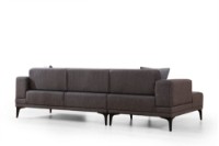 Canapea de colț Atelier Del Sofa Horizon Left Dark Grey imaginea #6 — magazin online Desire.md
