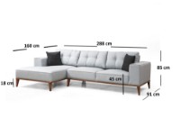 Canapea de colț Atelier Del Sofa Montana Left imaginea #6 — magazin online Desire.md