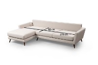 Canapea de colț Atelier Del Sofa Mayorka Left Beige imaginea #8 — magazin online Desire.md