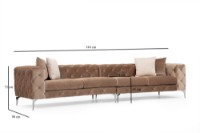 Canapea Atelier Del Sofa Como Dark Cream imaginea #11 — magazin online Desire.md