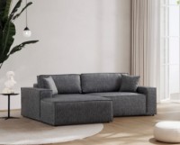 Canapea de colț Atelier Del Sofa Pirlo Left Dark Grey