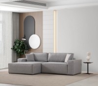 Canapea de colț Atelier Del Sofa Pirlo Light Grey