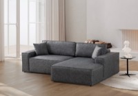 Угловой диван Atelier Del Sofa Pirlo Right Dark Grey фото №3 — интернет-магазин Desire.md