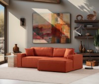 Canapea de colț Atelier Del Sofa Pirlo Orange imaginea #2 — magazin online Desire.md
