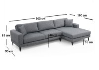 Canapea de colț Atelier Del Sofa Nordic Right imaginea #12 — magazin online Desire.md