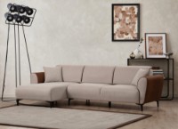 Canapea de colț Atelier Del Sofa Aren Left Beige Cinnamon