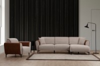Canapea de colț Atelier Del Sofa Aren Right Beige Cinnamon imaginea #2 — magazin online Desire.md