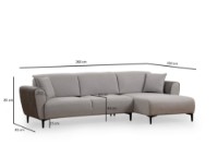 Canapea de colț Atelier Del Sofa Aren Right Grey imaginea #10 — magazin online Desire.md