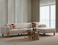 Canapea de colț Atelier Del Sofa Lyke Right Cream