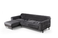 Canapea de colț Atelier Del Sofa Image Left Anthracite imaginea #8 — magazin online Desire.md