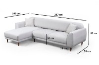 Canapea de colț Atelier Del Sofa Image Left Beige imaginea #14 — magazin online Desire.md