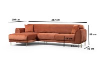 Canapea de colț Atelier Del Sofa Image Left Cinnamon imaginea #16 — magazin online Desire.md