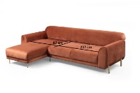 Canapea de colț Atelier Del Sofa Image Left Cinnamon imaginea #17 — magazin online Desire.md