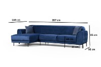 Canapea de colț Atelier Del Sofa Image Navy Blue imaginea #16 — magazin online Desire.md