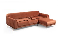 Угловой диван Atelier Del Sofa Image Right Cinnamon фото №7 — интернет-магазин Desire.md