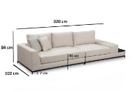 Canapea Atelier Del Sofa Line Beige imaginea #12 — magazin online Desire.md
