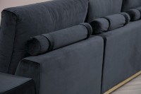 Canapea Atelier Del Sofa Line Black imaginea #3 — magazin online Desire.md