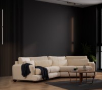 Canapea Atelier Del Sofa River Left Beige imaginea #2 — magazin online Desire.md