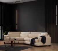 Canapea Atelier Del Sofa River Right Beige