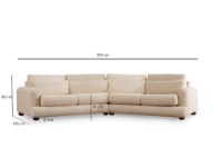 Canapea Atelier Del Sofa River Right Beige imaginea #9 — magazin online Desire.md