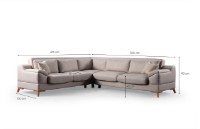 Canapea de colț Atelier Del Sofa Aqua Corner imaginea #10 — magazin online Desire.md