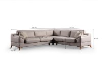 Canapea de colț Atelier Del Sofa Aqua Corner imaginea #10 — magazin online Desire.md