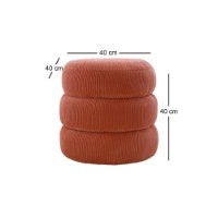 Fotoliu moale Atelier Del Sofa Boum Vermilion imaginea #4 — magazin online Desire.md