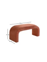 Bancheta Atelier Del Sofa Nu Coral imaginea #8 — magazin online Desire.md