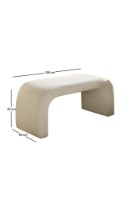 Bancheta Atelier Del Sofa Nu White imaginea #6 — magazin online Desire.md