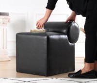Fotoliu moale Atelier Del Sofa Rohin Deri Black