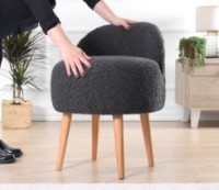 Fotoliu moale Atelier Del Sofa Rufmee Dark Grey imaginea #3 — magazin online Desire.md