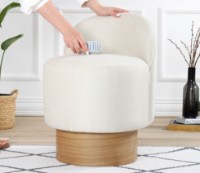 Fotoliu moale Atelier Del Sofa Barren Cream imaginea #2 — magazin online Desire.md