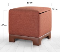 Пуф Atelier Del Sofa Lenover Tile Red фото №7 — интернет-магазин Desire.md