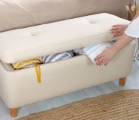 Bancheta Atelier Del Sofa Rocio Cream imaginea #3 — magazin online Desire.md