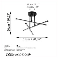 Lustră Opviq Ledflower 13649 imaginea #8 — magazin online Desire.md