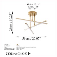 Lustră Opviq Ledflower 13650 imaginea #8 — magazin online Desire.md