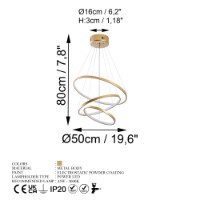 Lustră Opviq Simit 13700 imaginea #9 — magazin online Desire.md