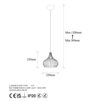 Lustră Opviq Teldamla 11905 imaginea #6 — magazin online Desire.md
