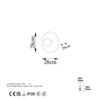 Candelabru de perete Opviq Kurt 13350 imaginea #8 — magazin online Desire.md