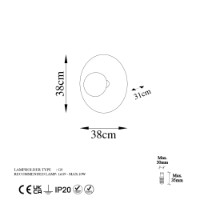 Candelabru de perete Opviq Kurt 13351 imaginea #8 — magazin online Desire.md