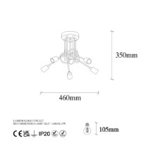 Lustră Opviq Viraj 10880 imaginea #7 — magazin online Desire.md