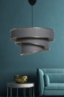 Lustră Opviq Couper Anthracite Gold